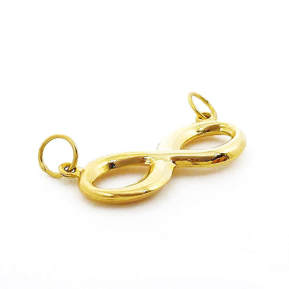 Pingente Infinito Em Ouro 18k Com Nota Fiscal - GLAMOUR JOIAS E RELÓGIOS