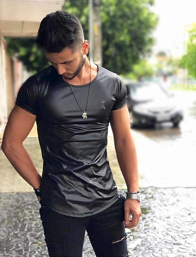 Camiseta cirre masculina Clearance