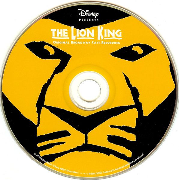 CD The Lion King Original Broadway Cast Recording IMP (Vários