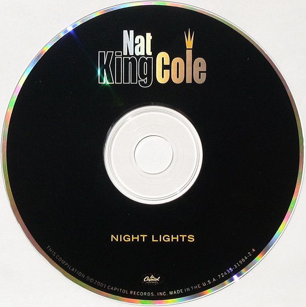 CD Nat King Cole ‎ Night Lights Colecionadores Discos vários