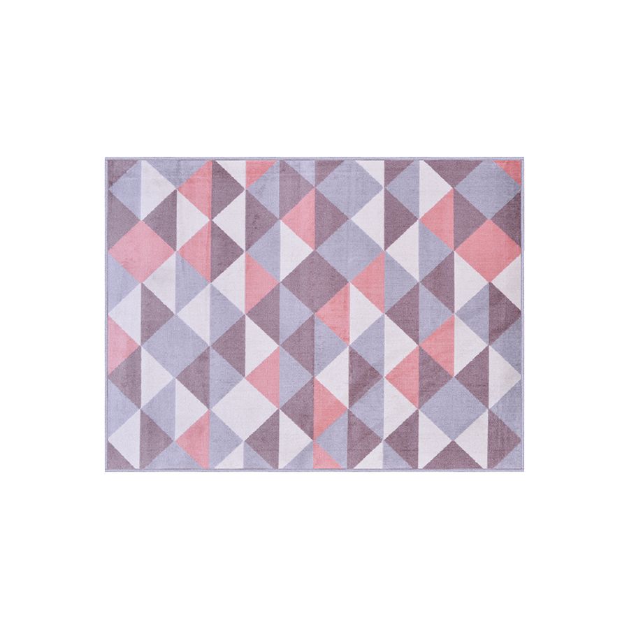 Tapete Macio Geométrico Verona-51 Rosa e Cinza 1,33 x 1,90 - Viivatex -  Site de tecidos para sofá, cortinas, papel de parede e móveis