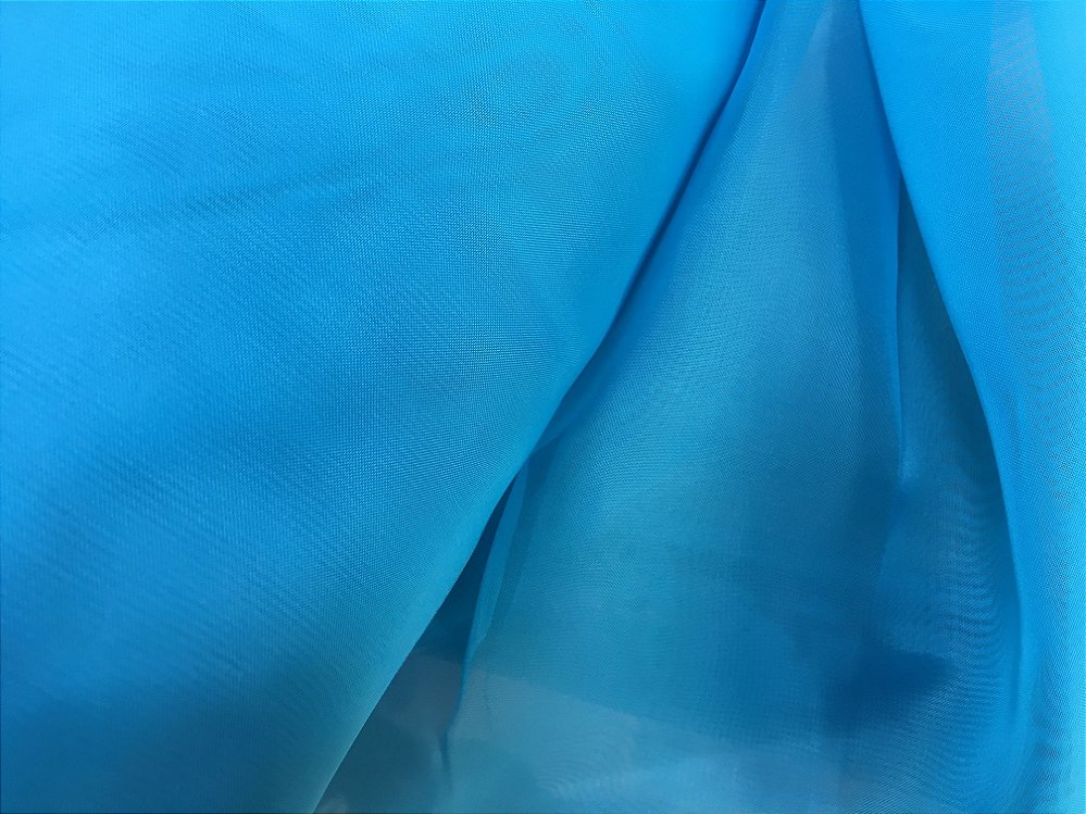 Tecido Voil azul turquesa liso - Viivatex - Site de tecidos para sofá,  cortinas, papel de parede e móveis