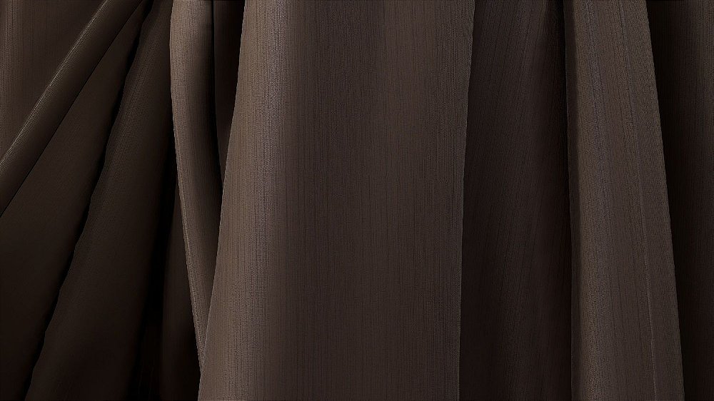 Tecido para Cortina American Madras Marrom - Largura 2,90m - AME-57