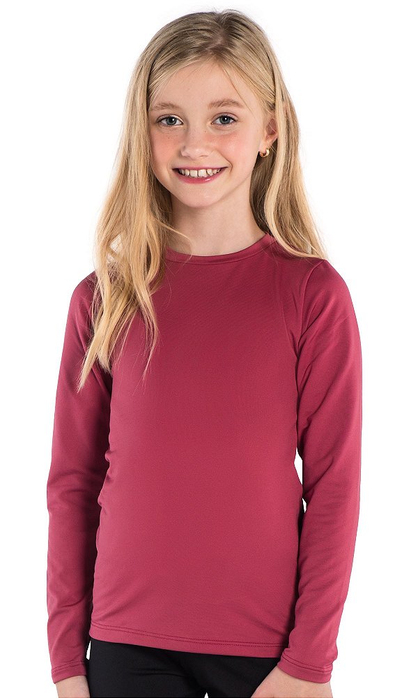 Blusa Térmica Infantil Du Sell Unissex Moda Fitness e Moda Praia