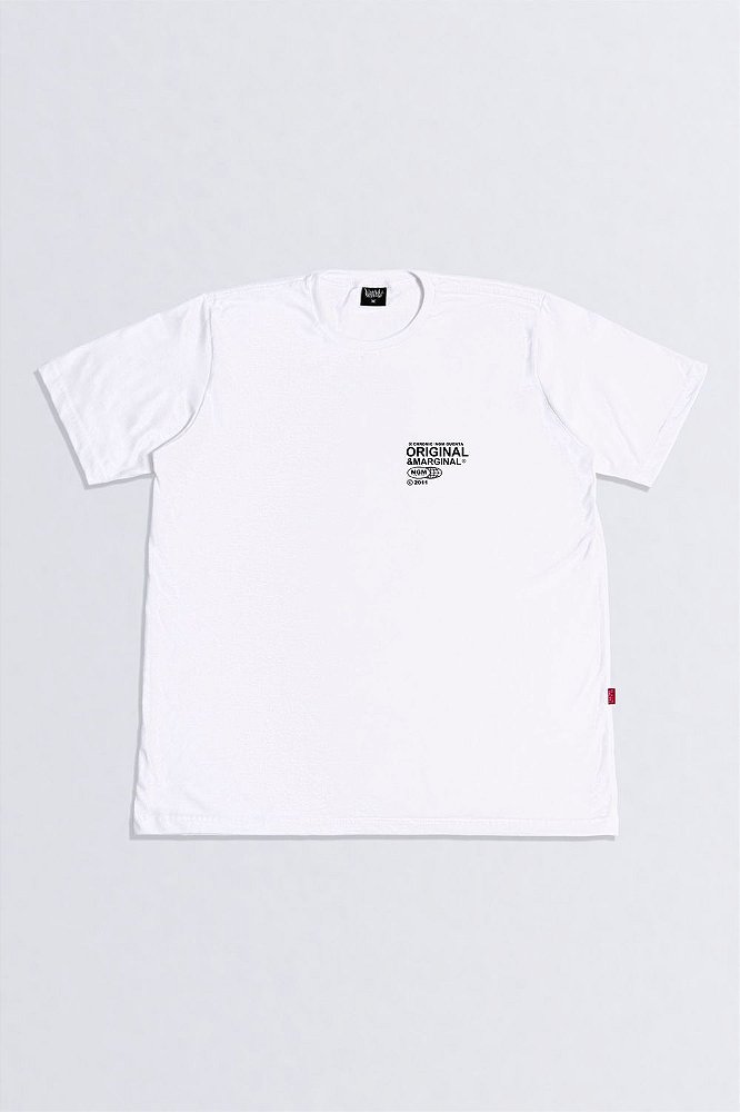 Manga Curta  Camiseta Chronic Cogumelo Express - Branca