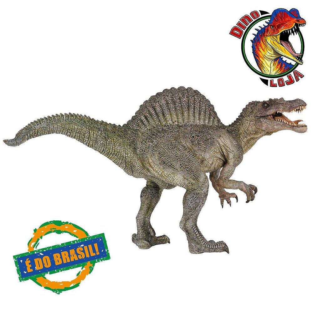ESPINOSSAURO PAPO MINIATURA SPINOSAURUS PAPO BRINQUEDO DE DINOSSAURO T -  Dinoloja - A melhor loja de dinossauros de coleção do Brasil!