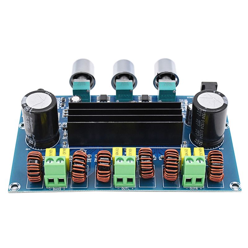 Placa Amplificadora Audio 2.1 200w Rms 2x50+100w Bluetooth Playsom Acessórios Musicais Placa Amplificadora Audio 2.1 200w Rms 2x50+100w Bluetooth Playsom Acessórios Musicais