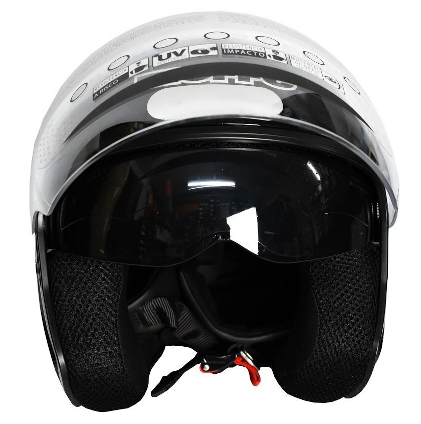 Capacete Aberto Bieffe Allegro Classic Preto Brilho Moto X Wear Loja Ideal Para Motociclista