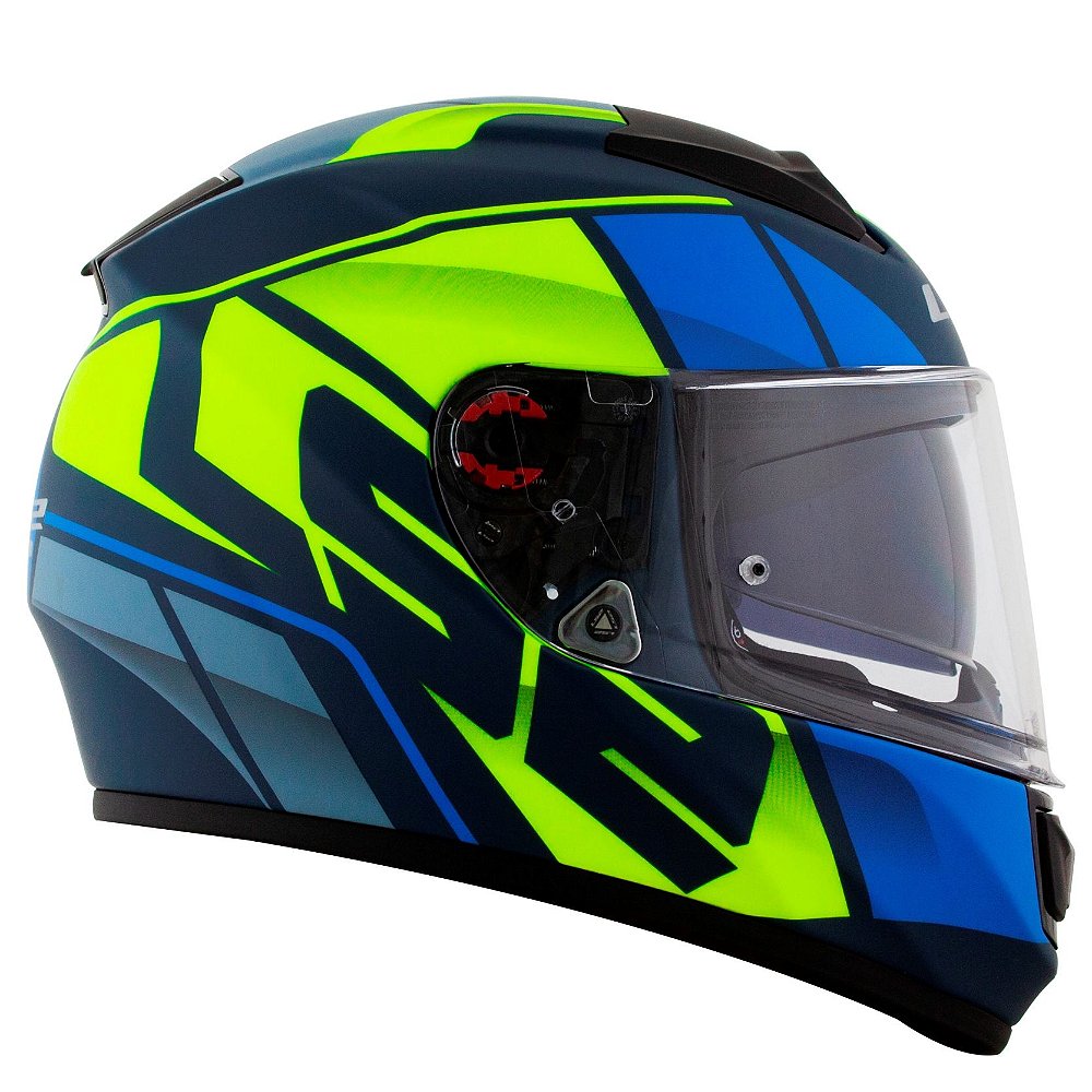 Capacete LS2 FF397 Vector Kripton - Azul/Amarelo Fosco - Moto-X Wear - Loja  ideal para Motociclista! Venha conferir as nossas novidades.
