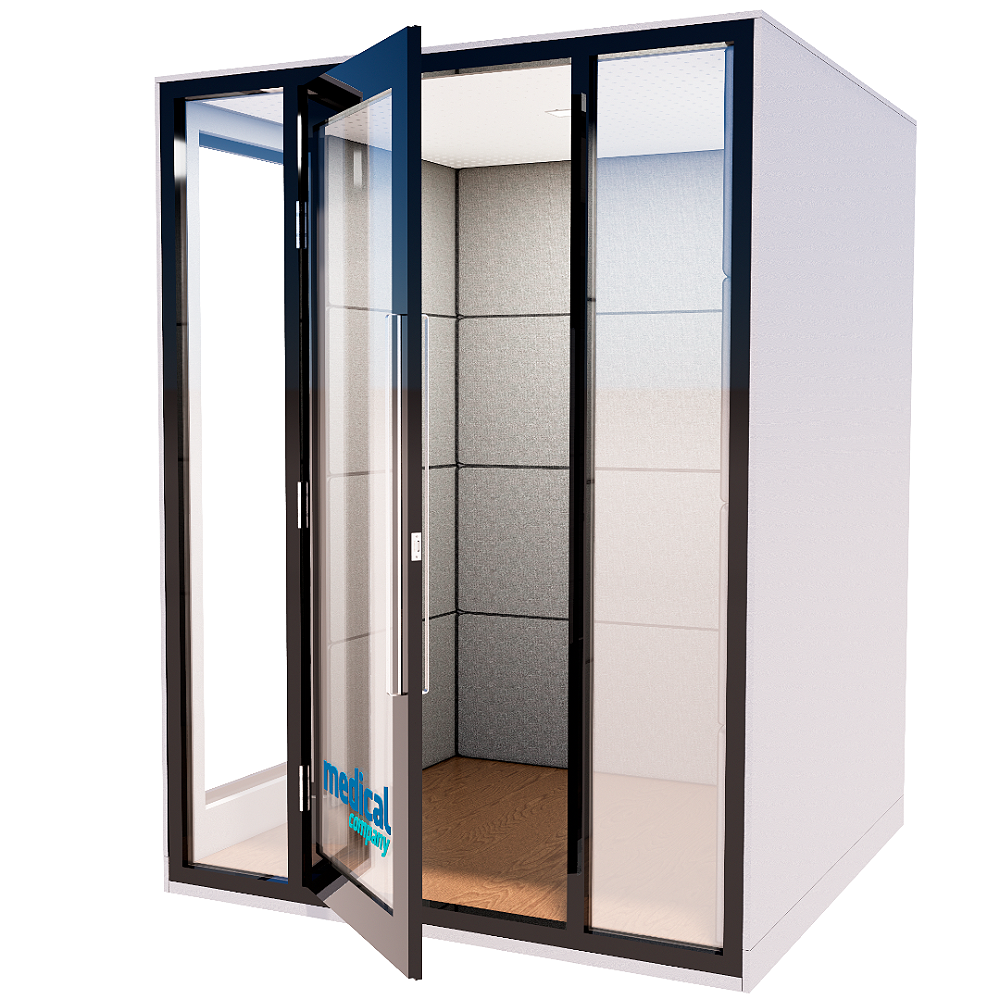 CLUBHAUS × NAAFY PISTE CABINE ACÚSTICA PREMIUM MINIMALIST - Medical Company Fabrica de