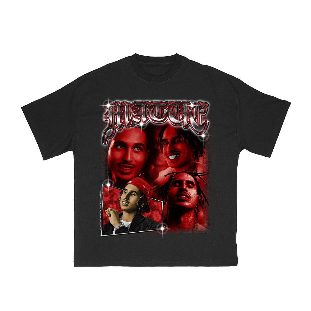 Camiseta Aged Archive Matuê "Preto" - Loja Street Business | Produtos  exclusivos e limitados!