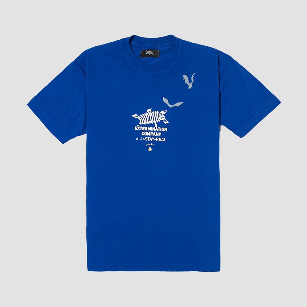 SUFGANG - Camiseta Extermination Company "Azul" - Loja Street Business |  Produtos exclusivos e limitados!