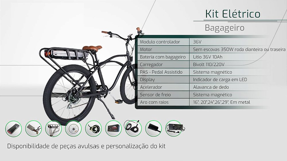 Kit Elétrico bagageiro - Fat Bike Floripa | Loja de Bicicletas: Fat Bikes,  Elétricas e MTB