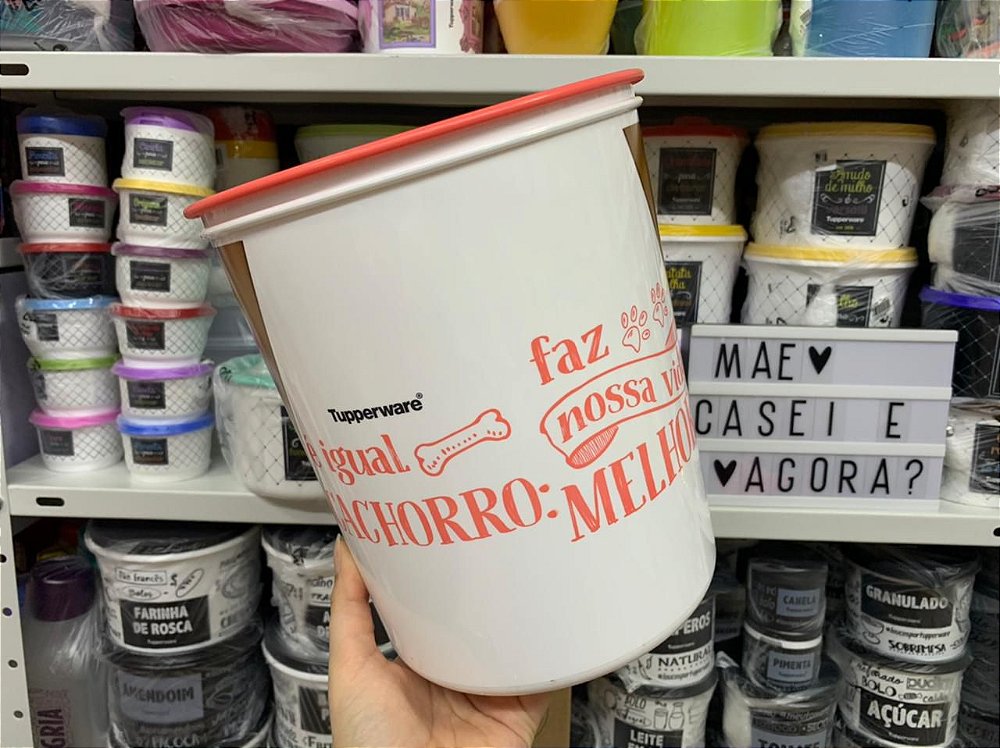 Tupperware Super Instantânea 5 Tupper Pets Cães 5,5 L Mãe, Casei e