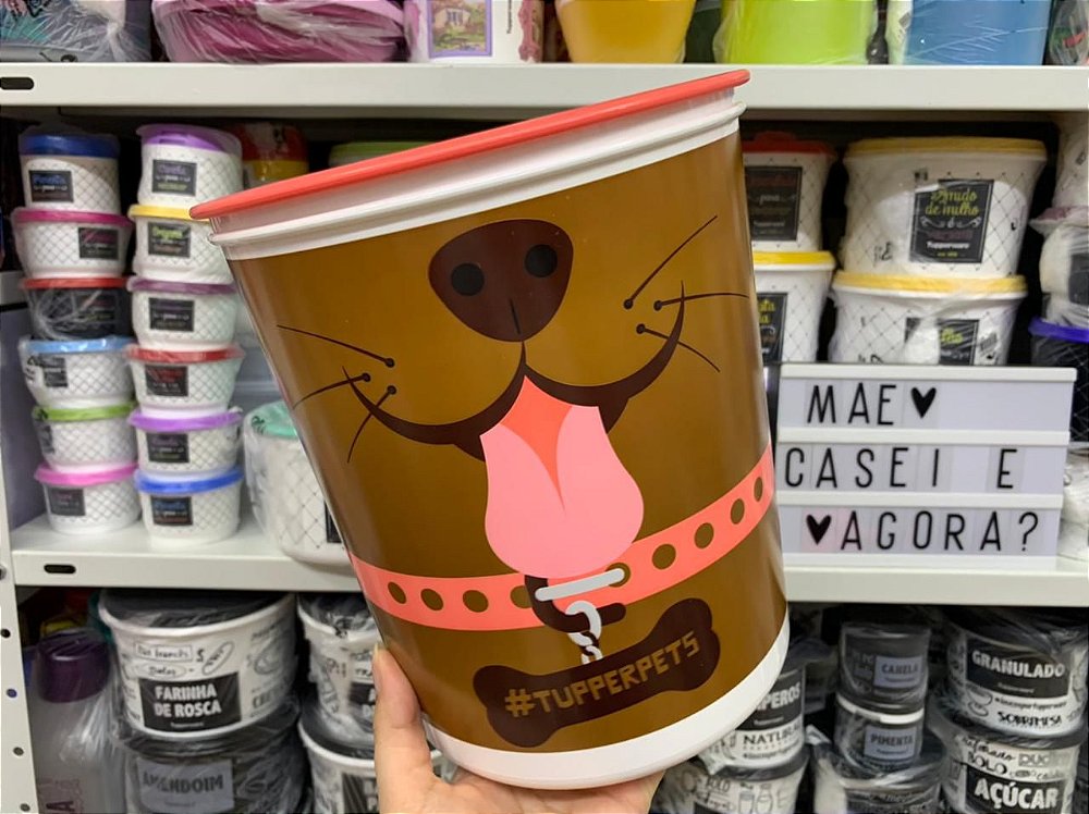 Tupperware Super Instantânea 5 Tupper Pets Cães 5,5 L Mãe, Casei e