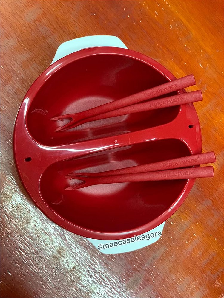 Tupperware Fondue Express Vermelho Mãe, Casei e Agora?Tupperware!