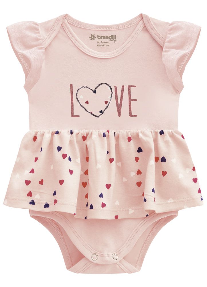 Body Love Bebê Feminino - Arco Iris Moda Infantil