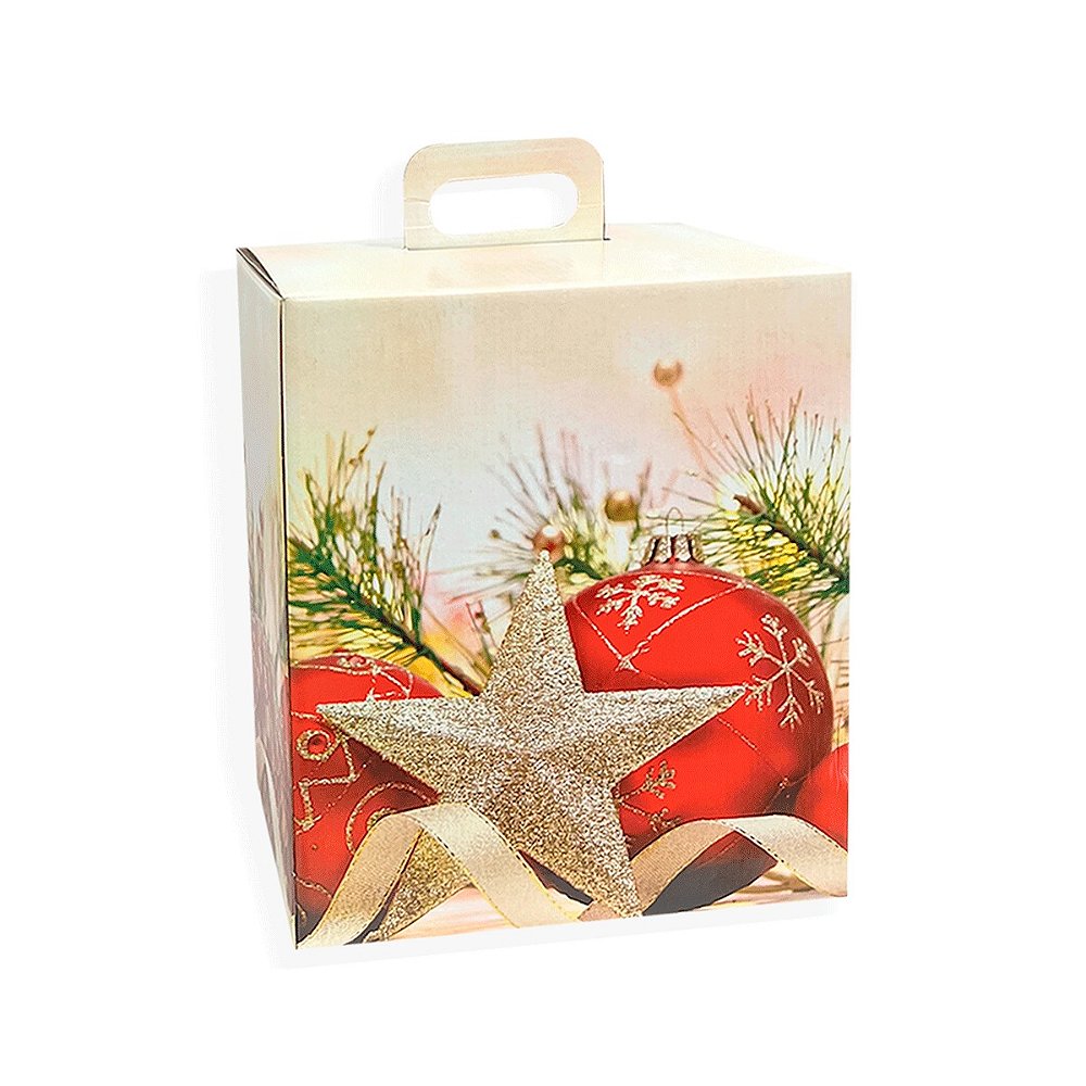 CAIXA PARA CESTA DE NATAL PEQUENA - Loja Vale Lar CAIXA PARA CESTA DE NATAL PEQUENA - Loja Vale Lar