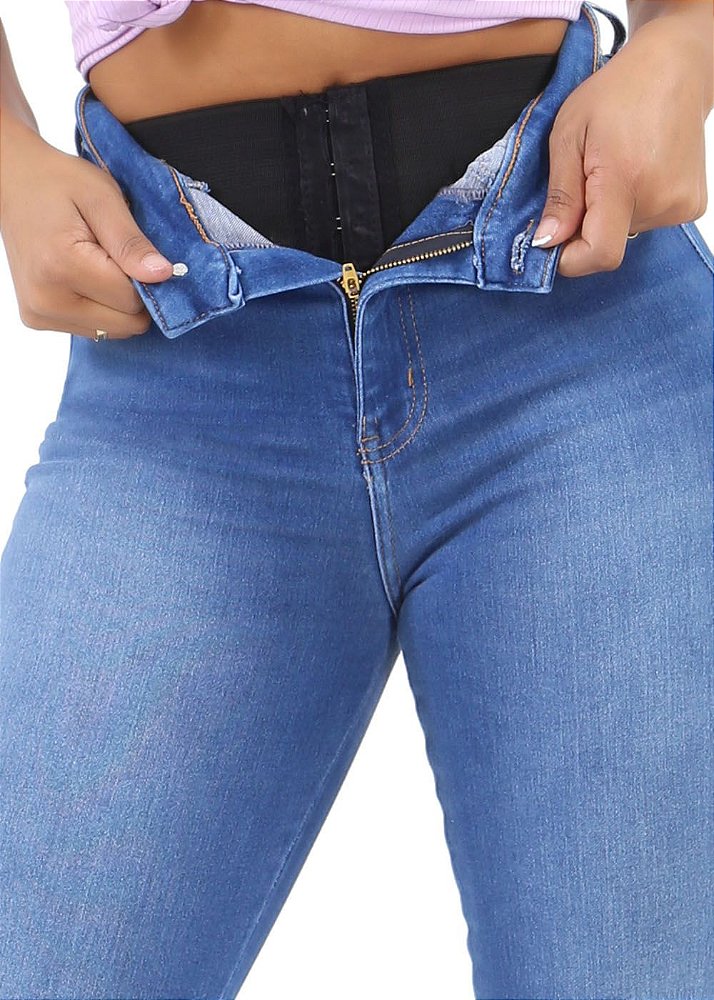 Calça jeans Super lipo Sawary - Modas Anny