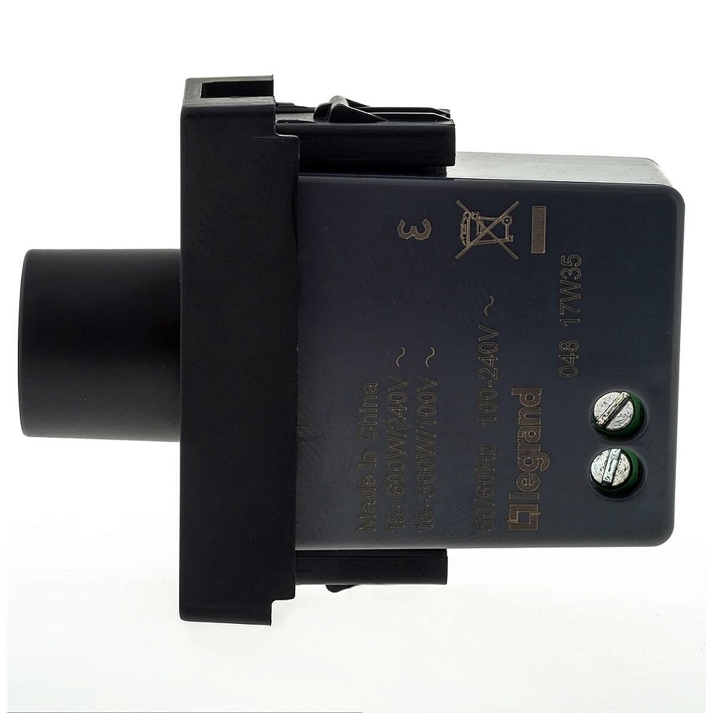 Dimmer Lâmpada Led Pial Plus+ Legrand Bivolt Preto 611037PT Aquamaris