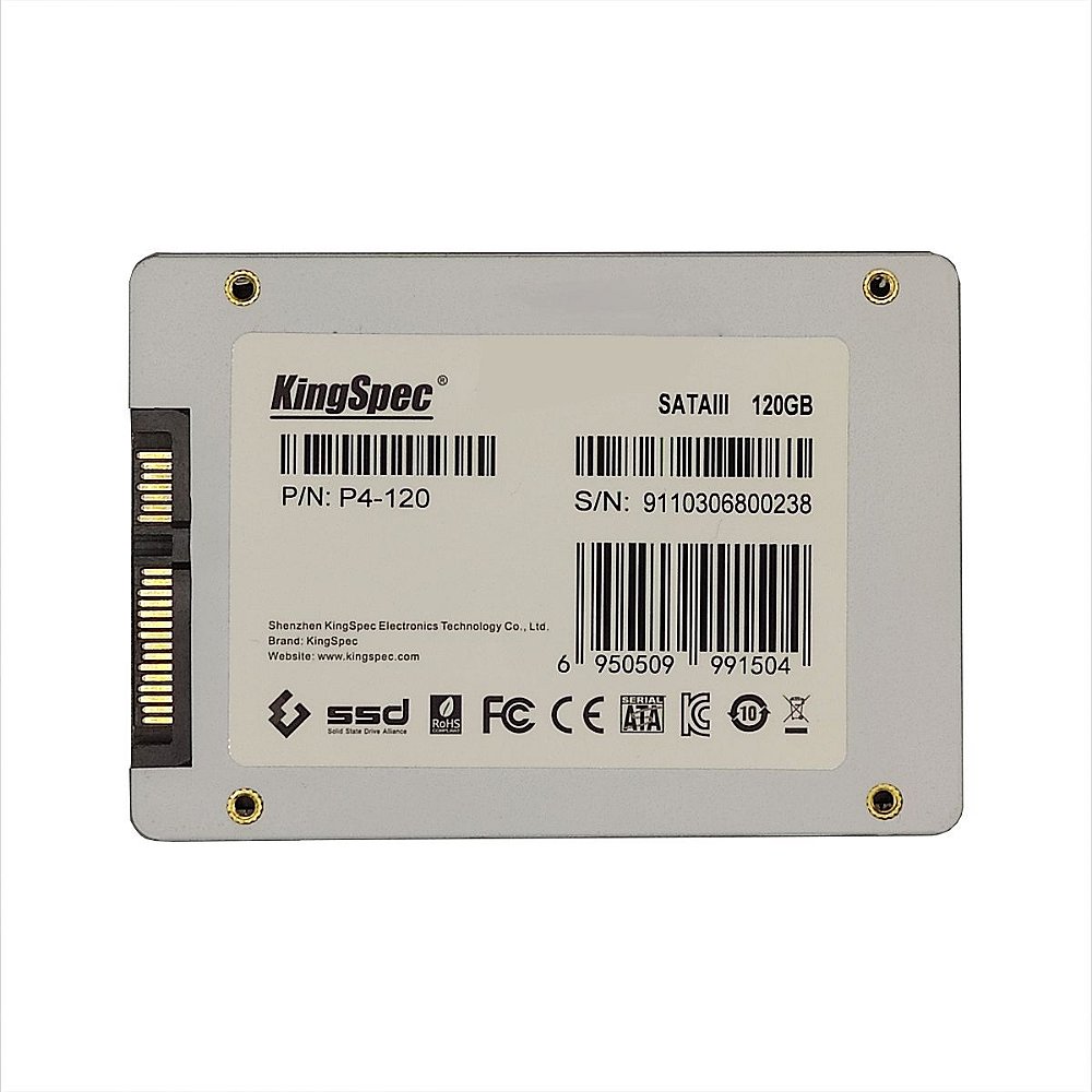 Ssd 120gb Kingspec P4-120 Sata 3 - Usado - Click Note Informática ...