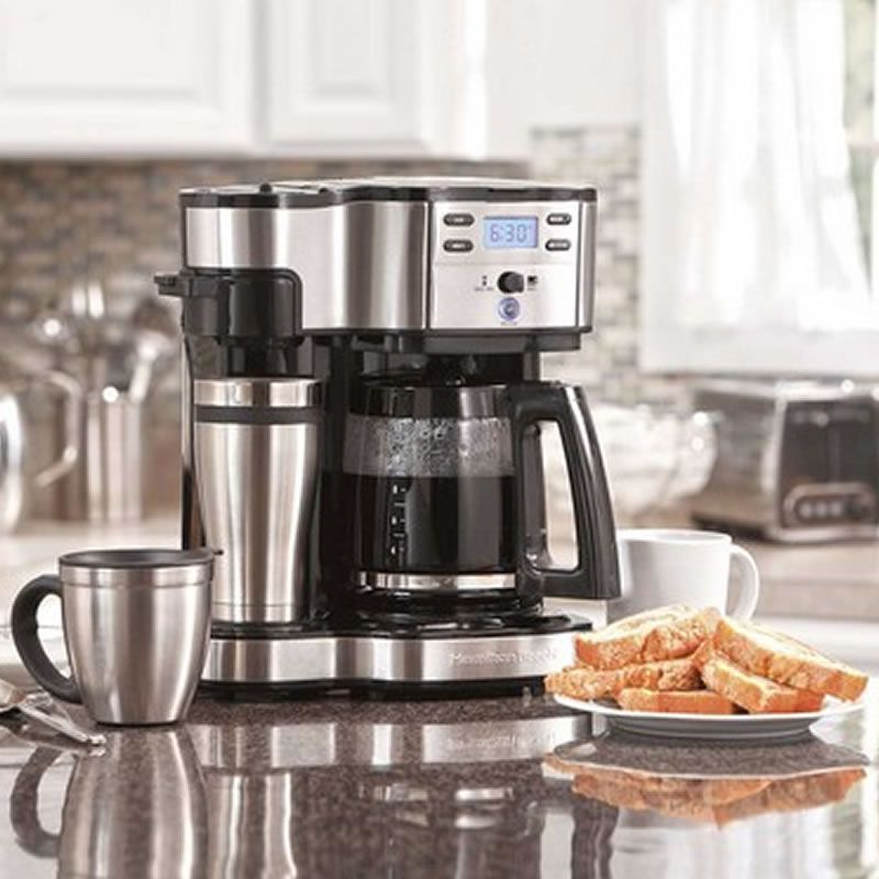 Cafeteira Elétrica Hamilton Beach 2 Way Dupla 35 Xícaras Kubbo