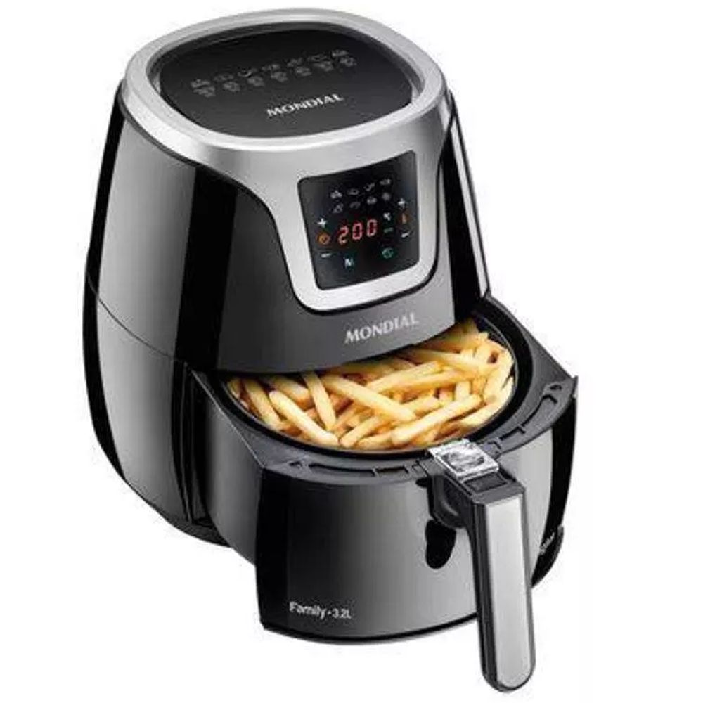 Fritadeira Sem Óleo Digital Mondial Air Fryer Af19 3,2l Kubbo