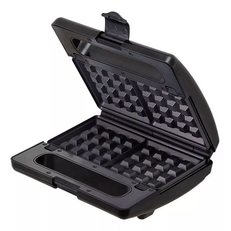 Grill Sanduicheira E Máquina De Waffle Black Decker 2 Em 1 Desmontável Antiaderente 700w Kubbo