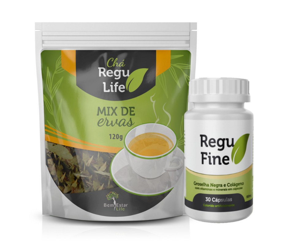 Regu Fine Groselha Negra Original Chá Life Pacote 120g Bem Estar Life Conheça Nossa Linha 6839