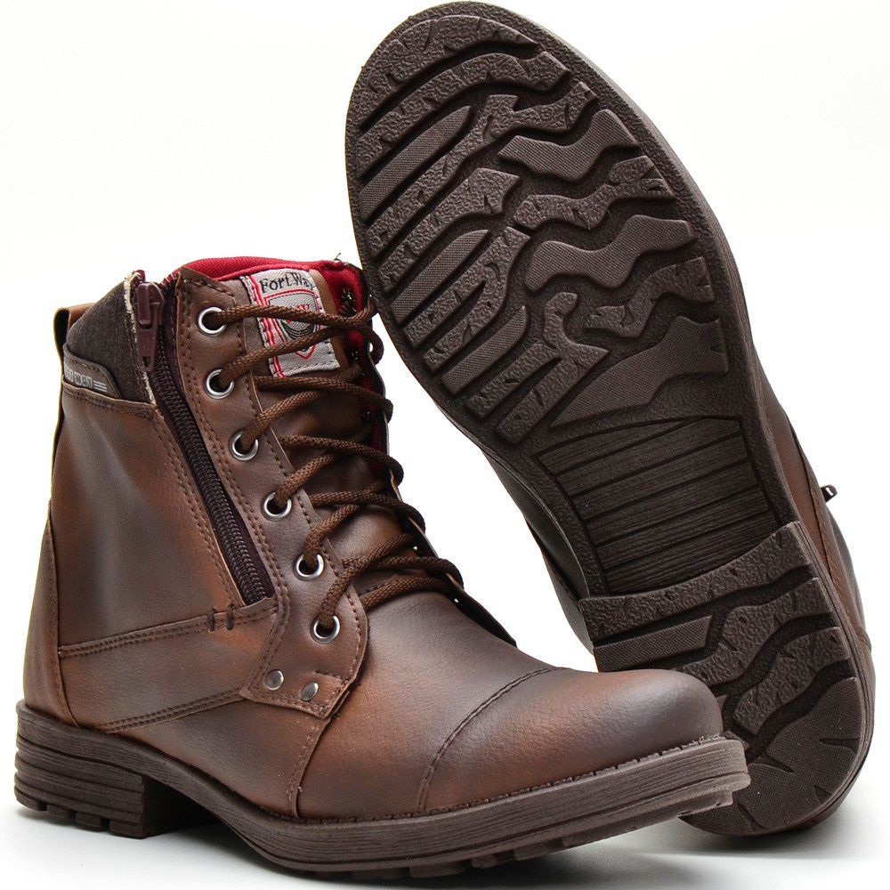 bota meio cano masculina