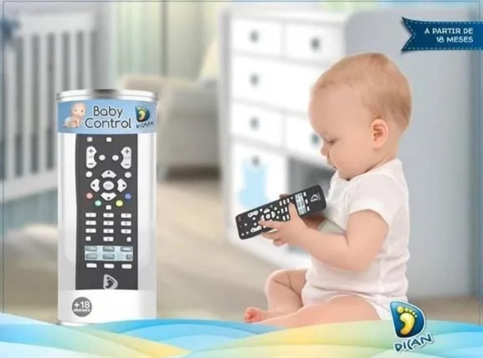 Mordedor Controle Remoto Baby Control Zize Trekos Artigos para