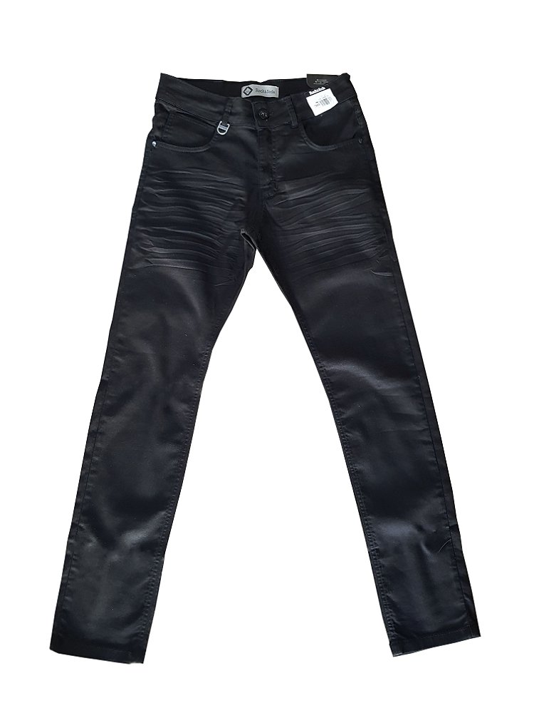 calça jeans masculina skinning preta