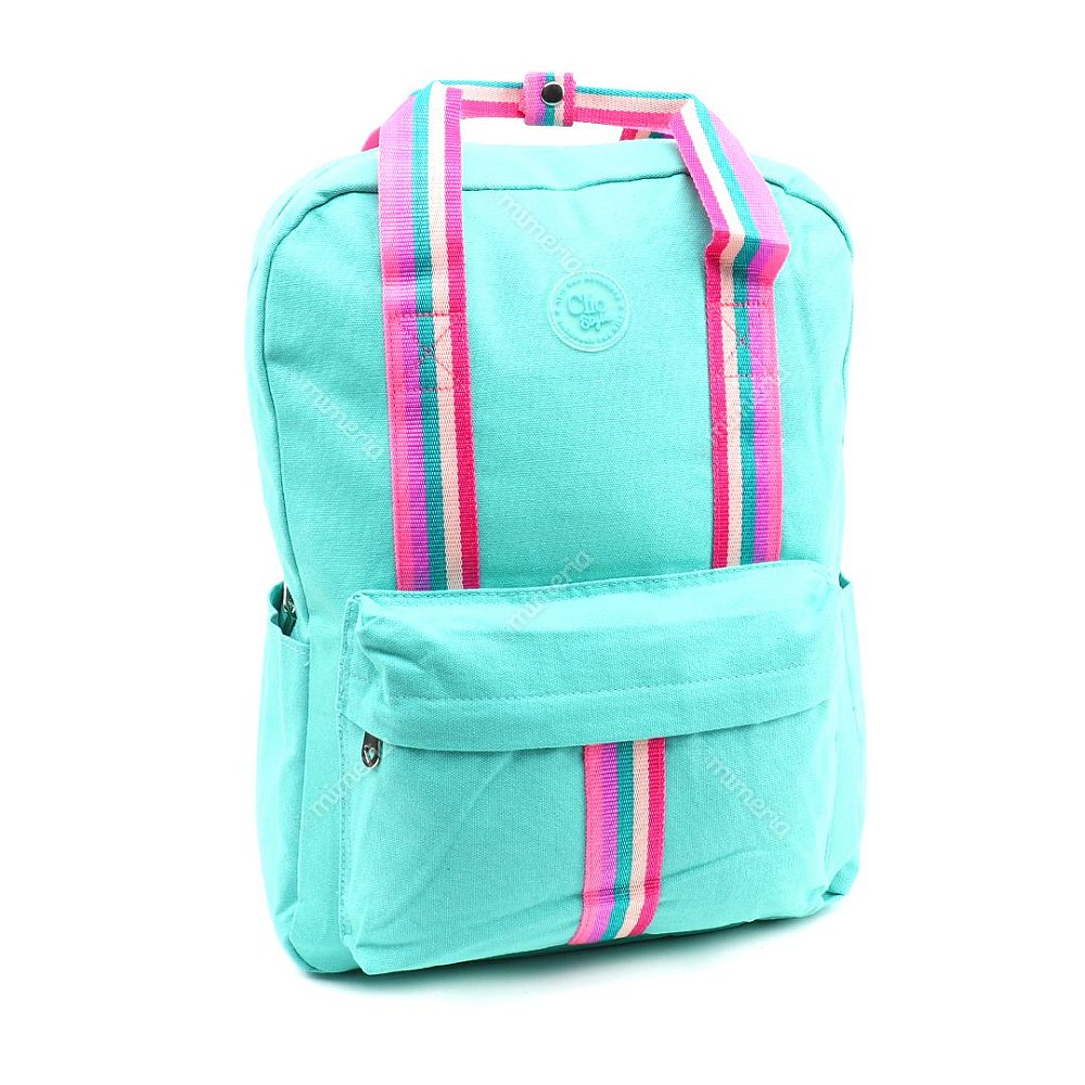Mochila Feminina Verde-Água - Mimeria | Mimos e Presentes Fofos