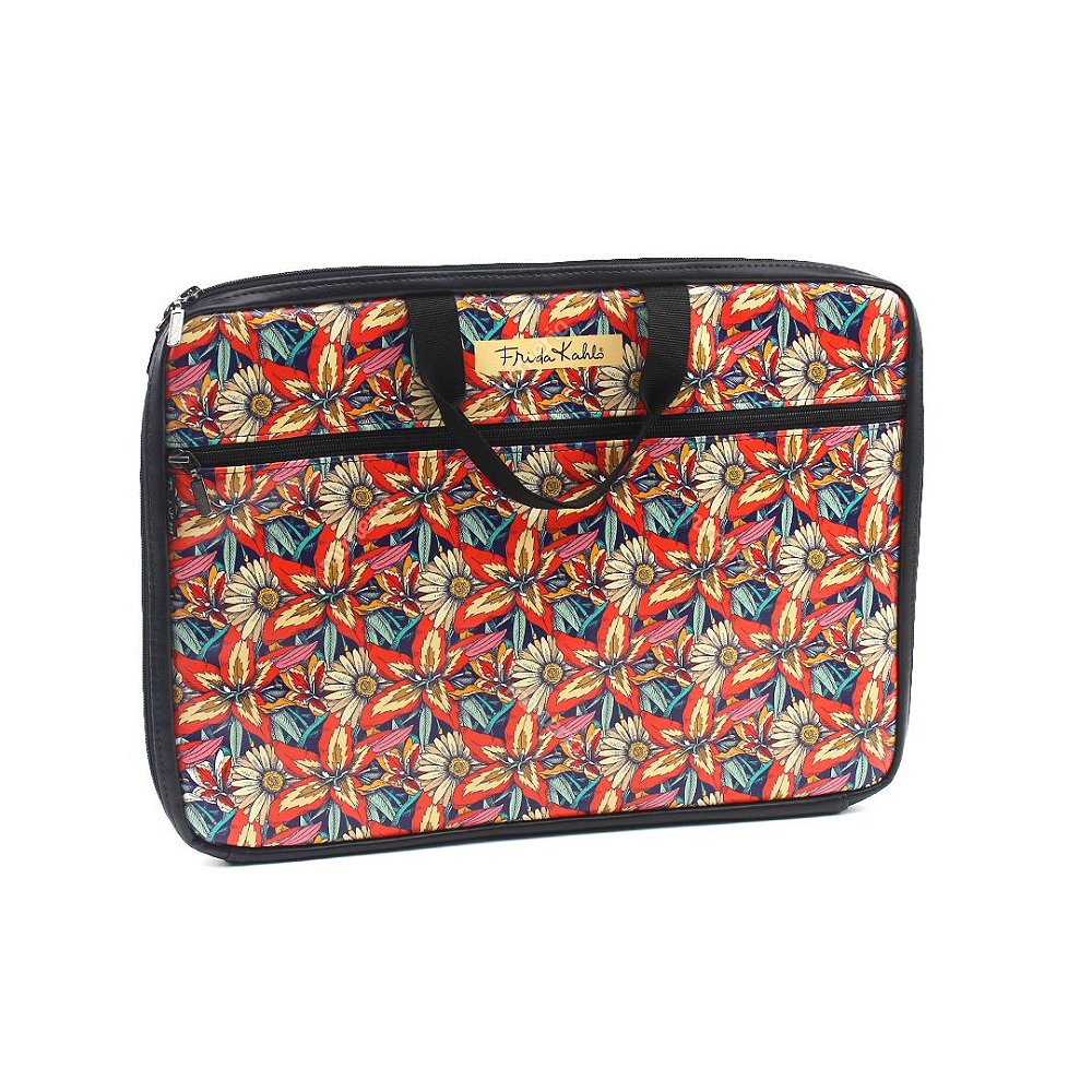 Case para Notebook 15,6" Frida Kahlo Flores Coloridas Mimeria Mimos