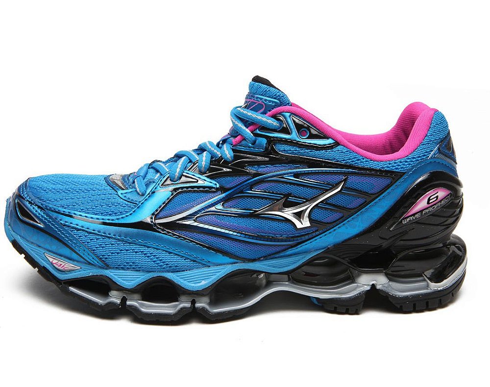 mizuno pro 6 preto e azul