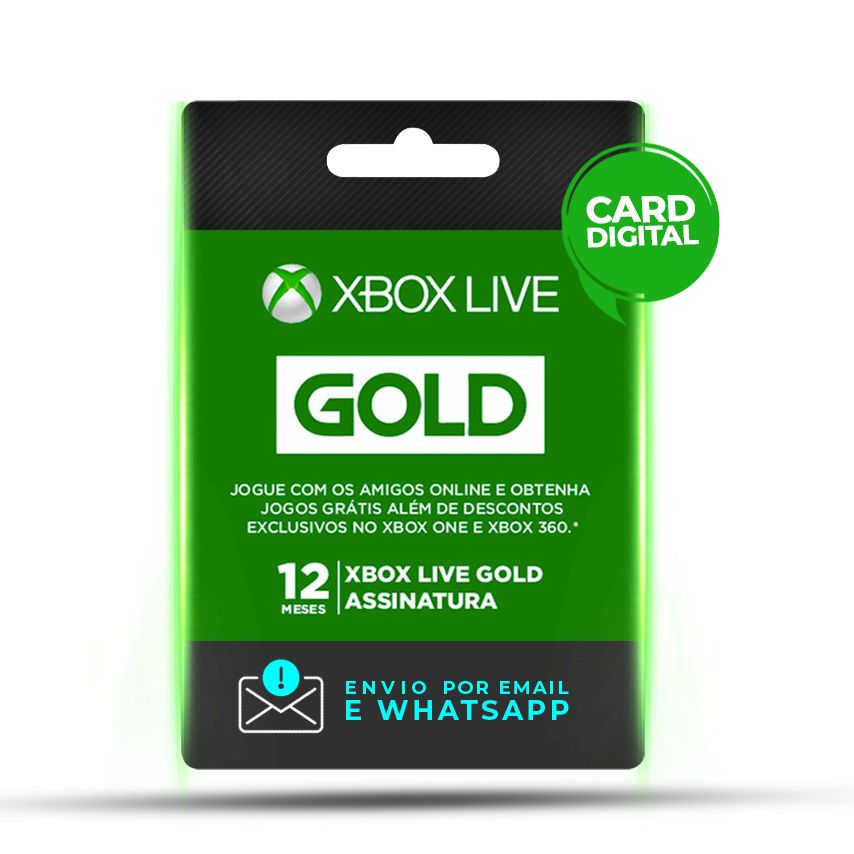Xbox Live Gold 12 Meses - Gamer Maxx