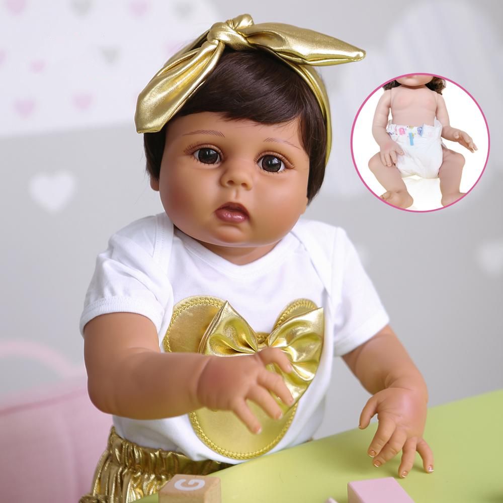 Bebê reborn morena de silicone Clearance