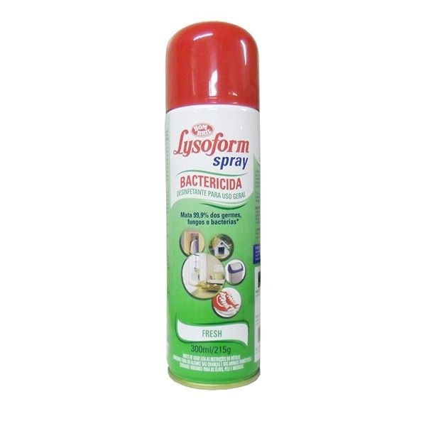 Lysoform Spray Bactericida 300ml Floral e Fresh Físio&Saúde