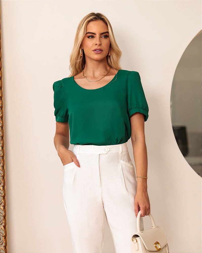 Blusas crepe 2019 sale