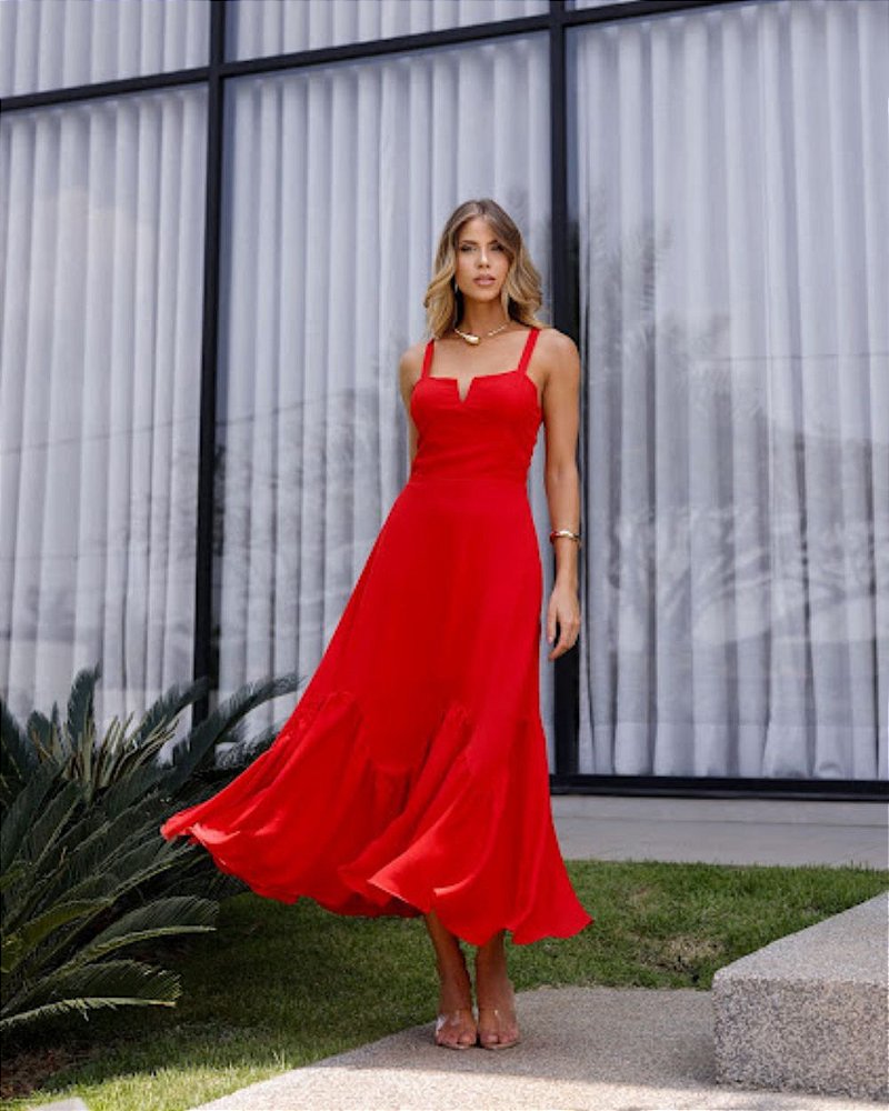 Discount vestido crepe Hotsell