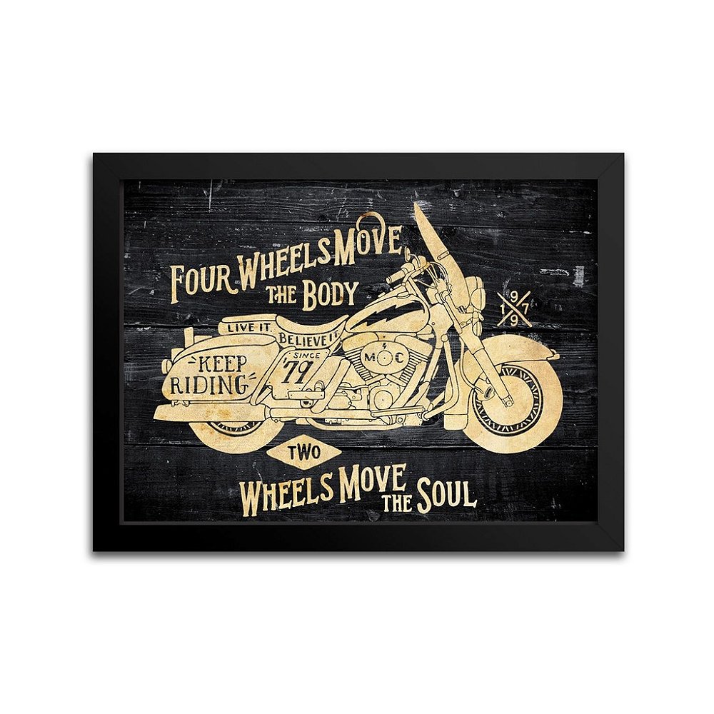 Pôster Motocross - Machine Cult | Miniaturas de Moto e Decoração Vintage