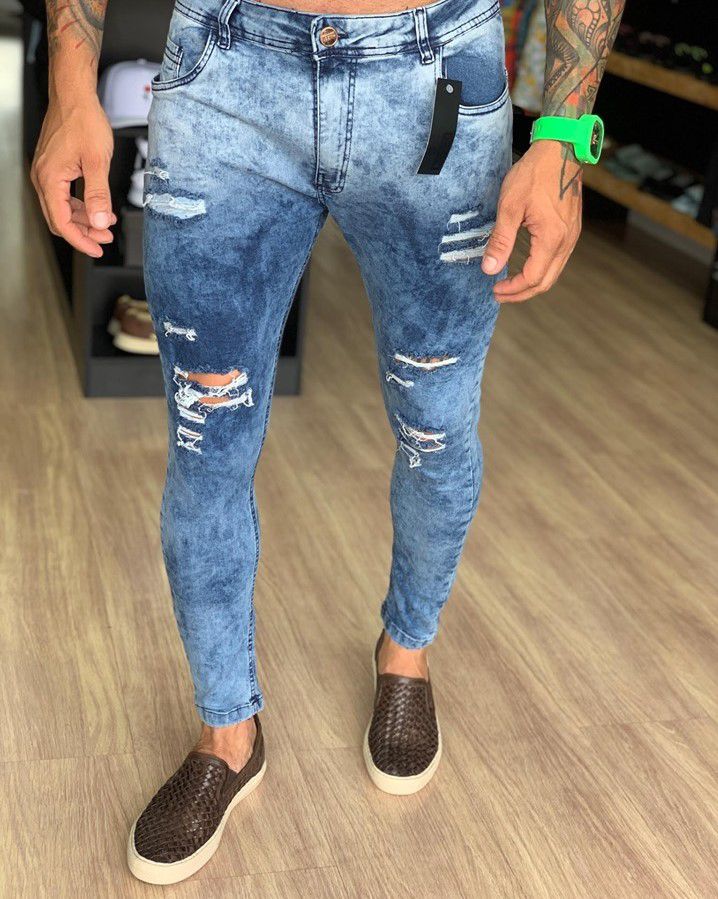 slip on masculino jeans