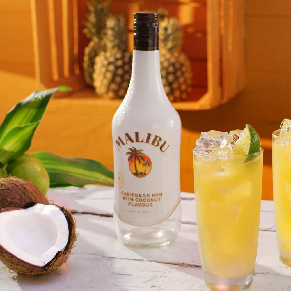 Rum Malibu 750 ml Bebidas BH Delivery ZapVendas (31) 9.75741007