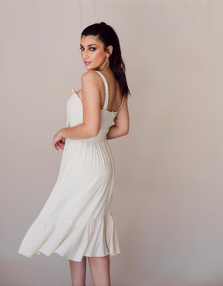 Vestido Yasmin Nude - Le Showroom Vestido Yasmin Nude - Le Showroom
