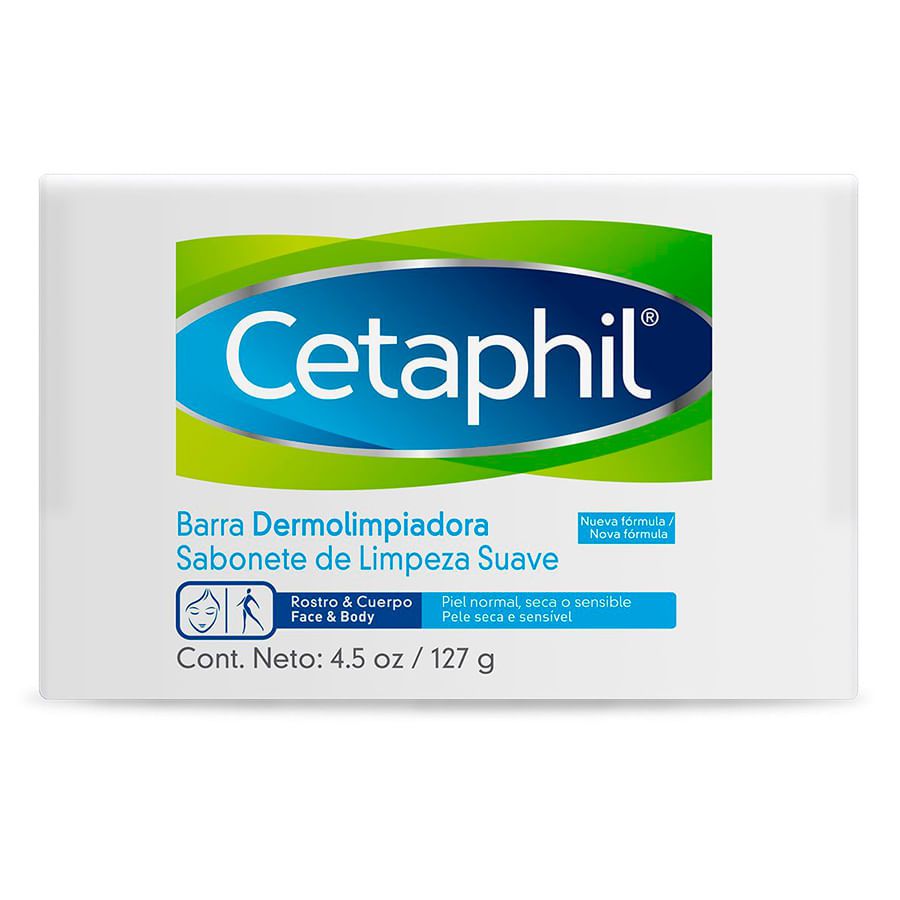 Cetaphil Sabonete Barra Pele Seca e Sensível 127g - Bella Beauty Cosmeticos