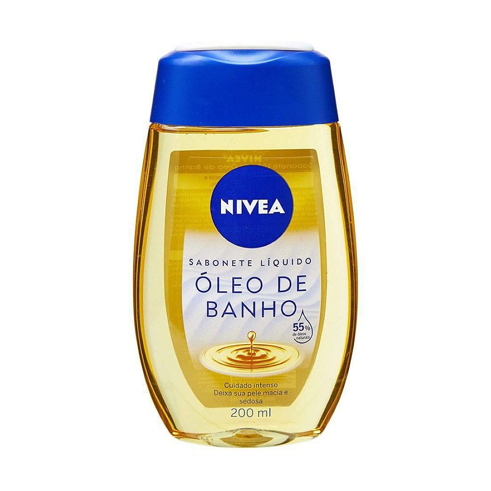 Sabonete líquido Nivea Óleo de Banho em líquido 200 ml - Bella Beauty  Cosmeticos