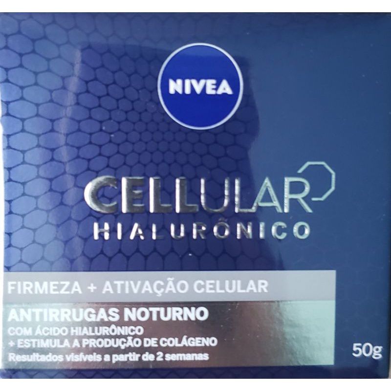 Nivea Creme Facial Antissinais Hialurônico Noite Celular 50g - Bella Beauty  Cosmeticos