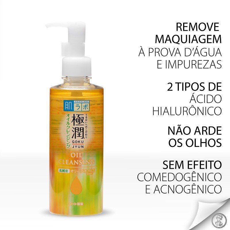 Limpador Facial Hada Labo Gokujyun Oil Cleansing 200ml Farmácia