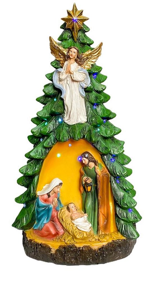 ARVORE DE NATAL COM SAGRADA FAMILIA ILUMINACAO DE LED - Raffaello Presentes e Decorações A melhor loja online de decor ARVORE DE NATAL COM SAGRADA FAMILIA ILUMINACAO DE LED - Raffaello Presentes e Decorações A melhor loja online de decor