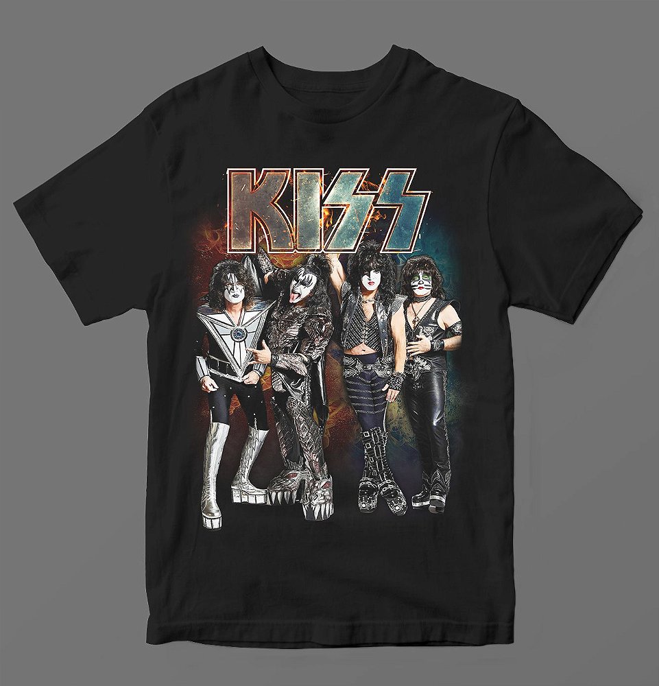 camiseta kiss end of the road